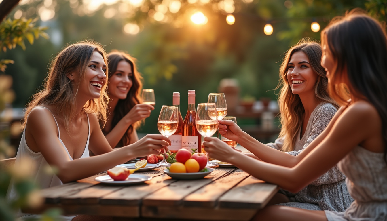 Comment organiser une soirée rosé entre filles inoubliable