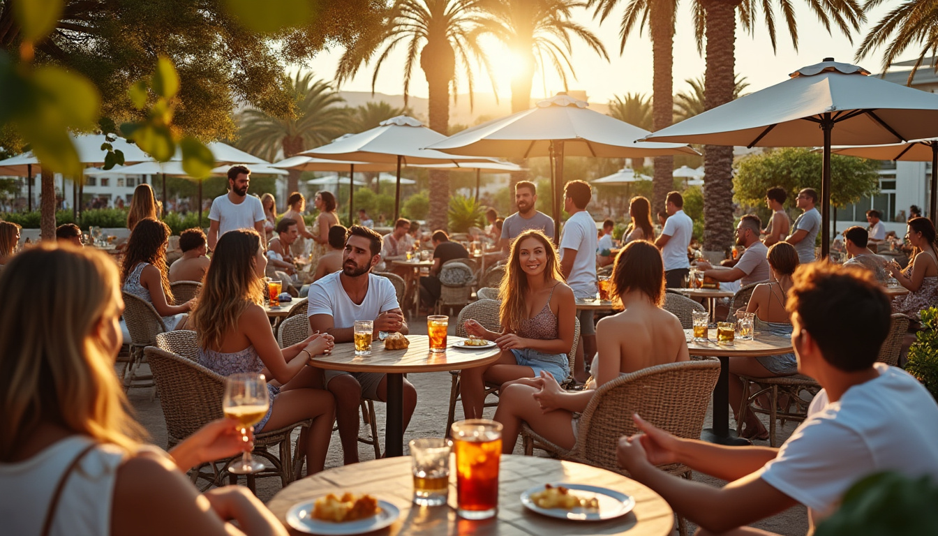 Eden à San Antonio, Ibiza en Espagne : Le lieu de rencontre des globe-trotters
