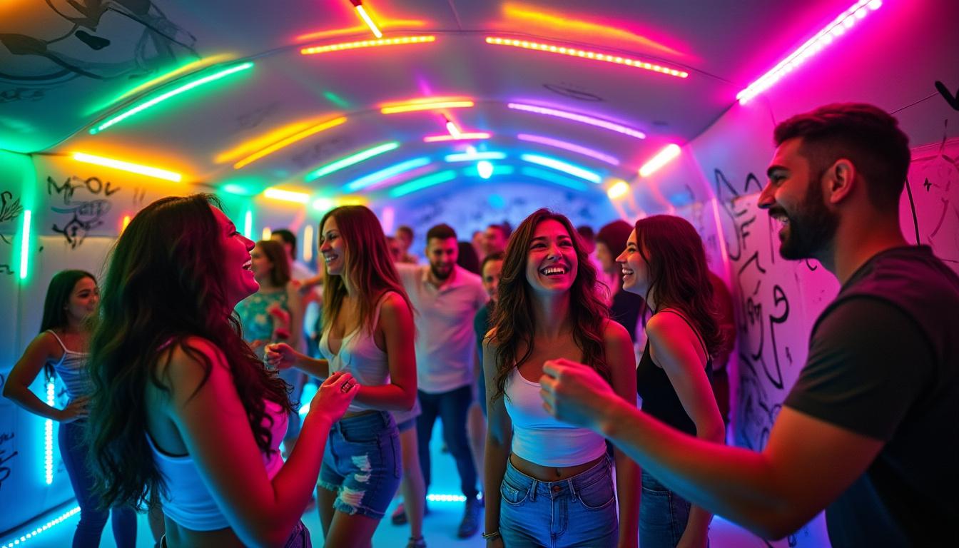 envie d'une fête inoubliable ? découvrez la boîte de nuit gonflable, la nouvelle tendance de l'été pour des soirées originales et mémorables en plein air !