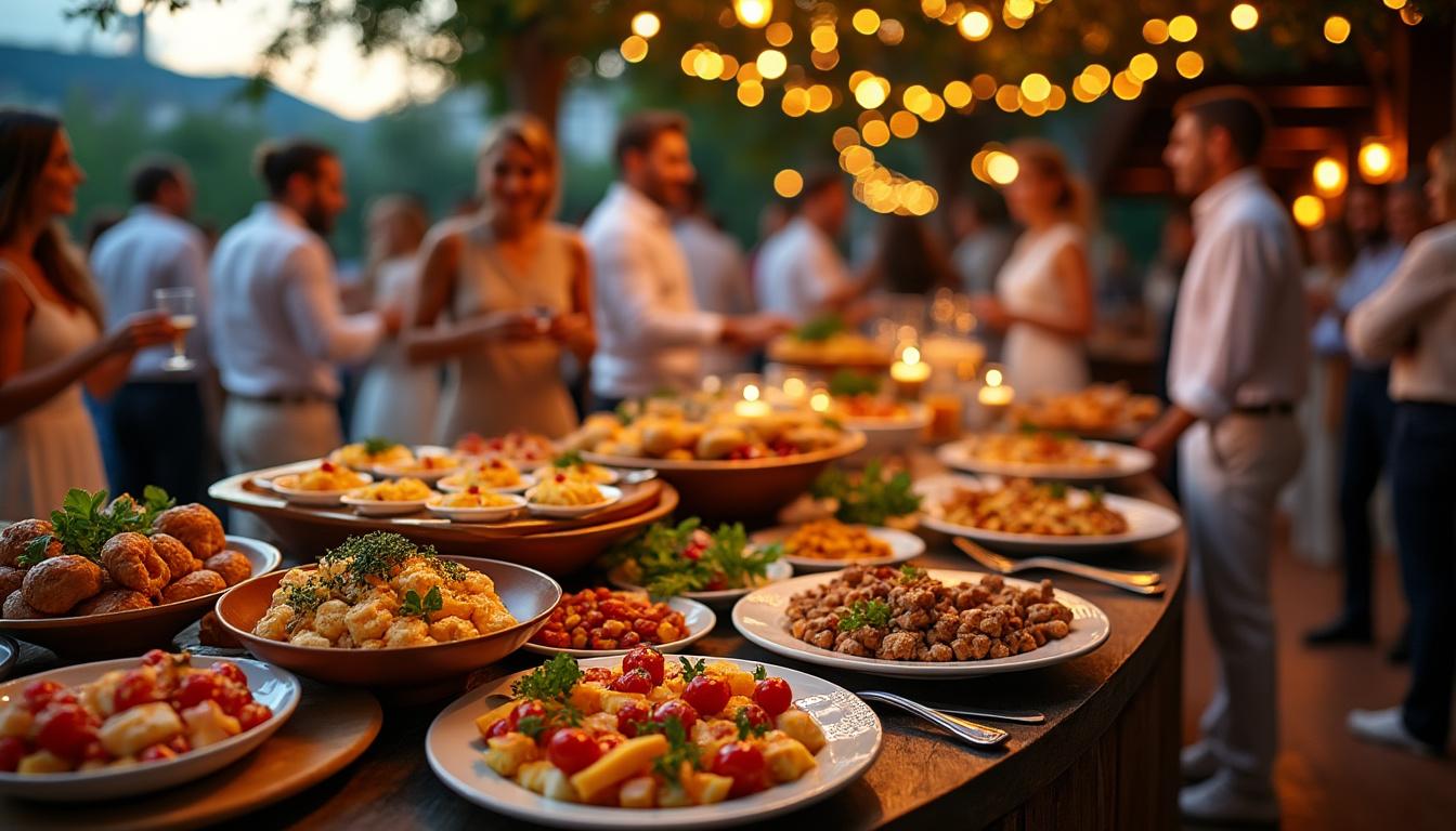 Les pour un buffet réussi lors d’une soirée animée avec DJ