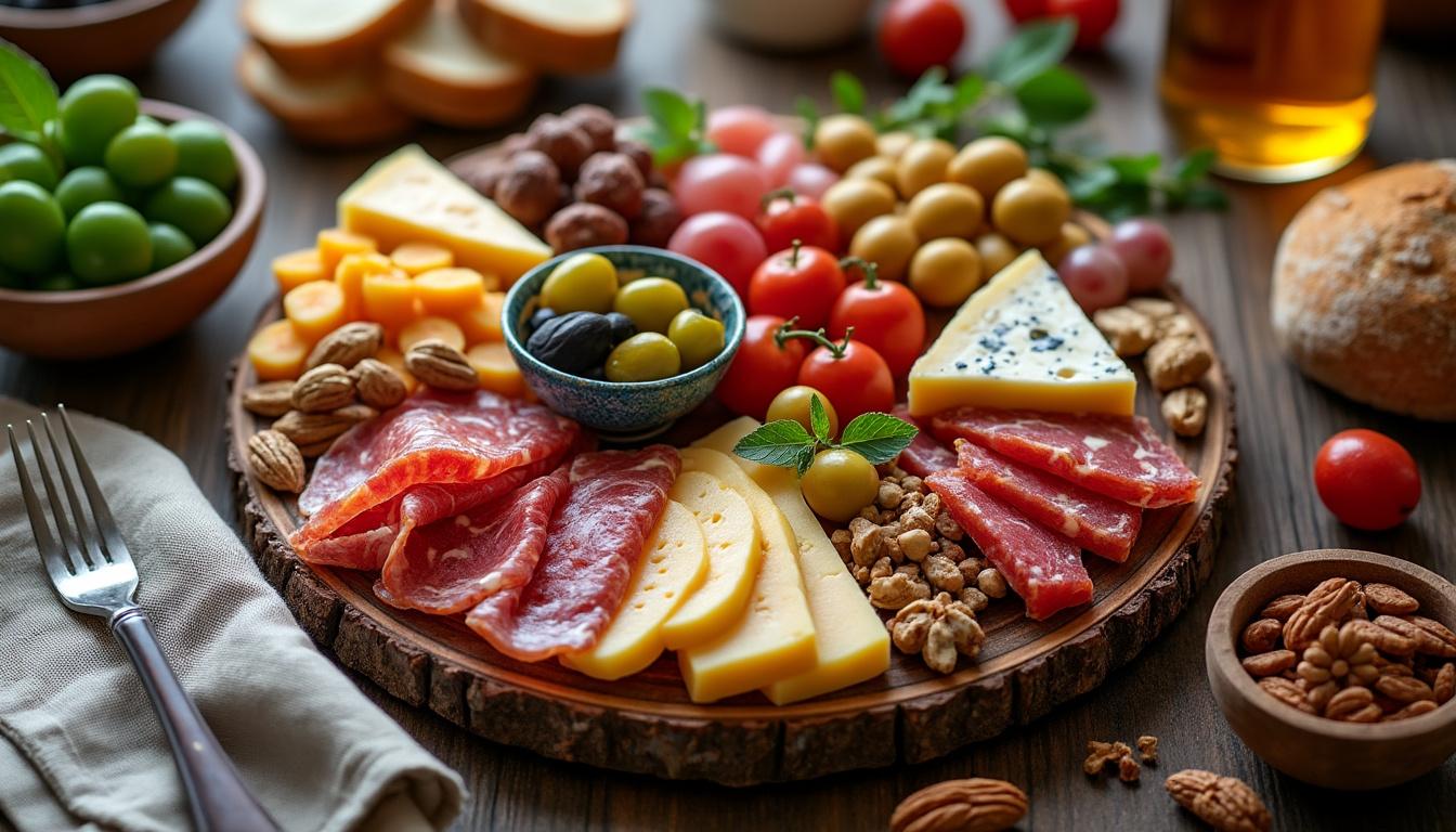 Les meilleures recettes pour une planche charcuterie à partager réussie