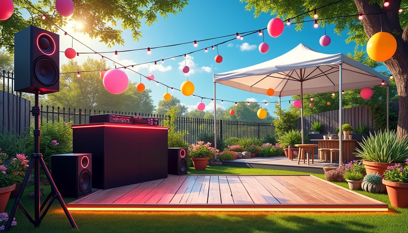 apprenez à installer une sonorisation festive dans votre jardin de manière simple et efficace pour animer vos événements en plein air.