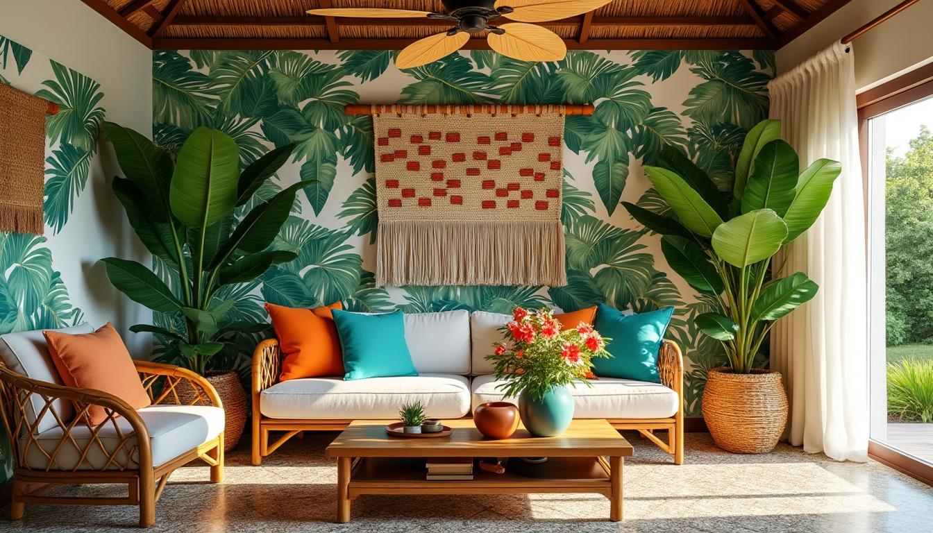 découvrez les tendances incontournables de la déco tropicale pour cet été et apportez une ambiance exotique et fraîche à votre intérieur.