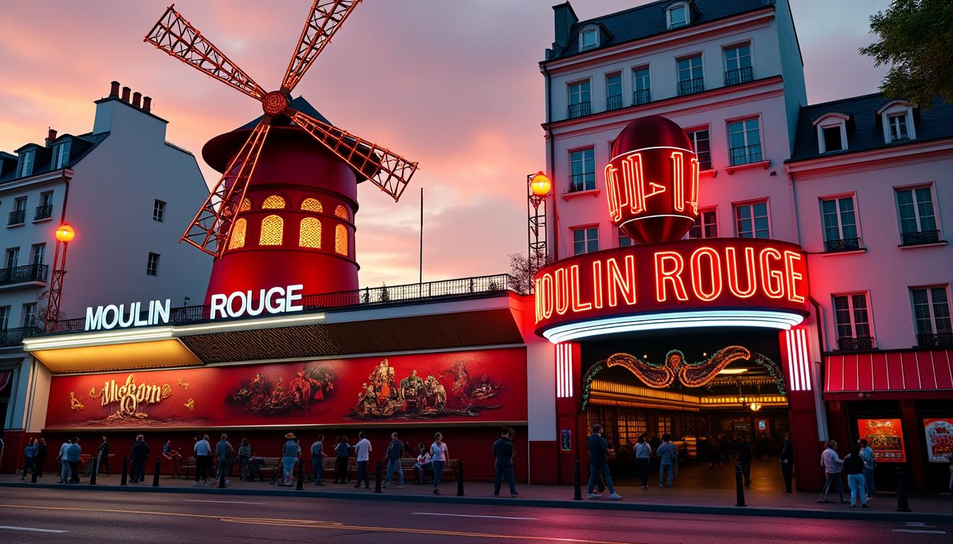 La Machine du Moulin Rouge à Paris en France : Un voyage au cœur de la culture parisienne