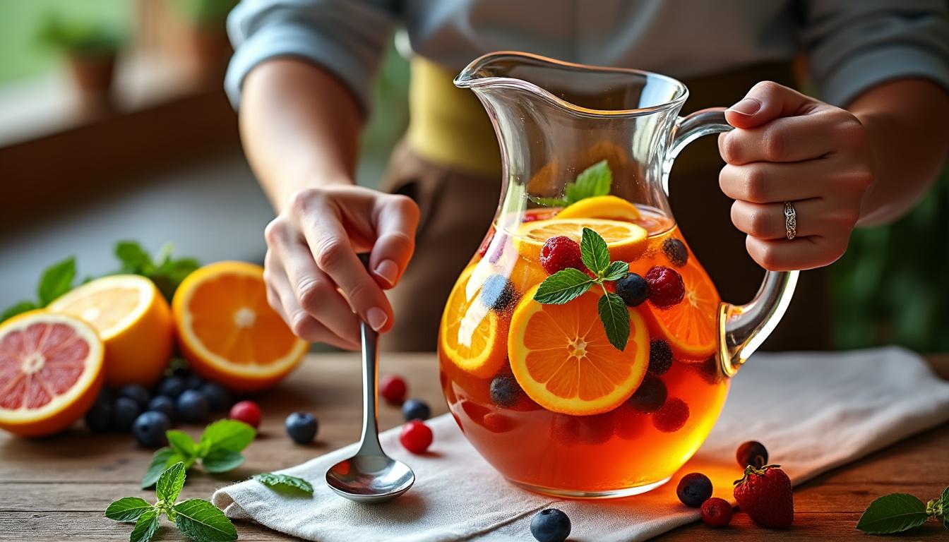 Punch maison en carafe : comment le personnaliser selon vos goûts