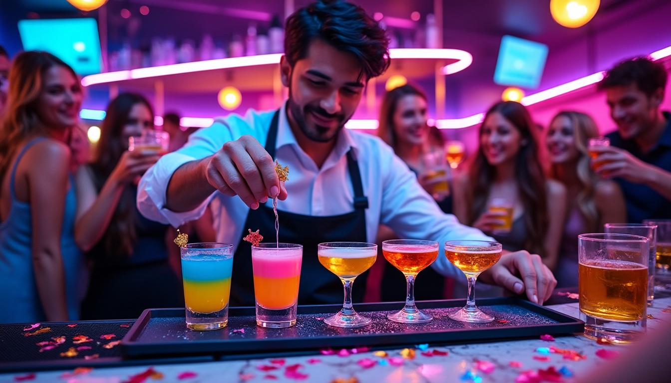 découvrez comment un bar à shooters festifs unique peut transformer votre événement en une expérience mémorable et pleine de fun pour tous vos invités.