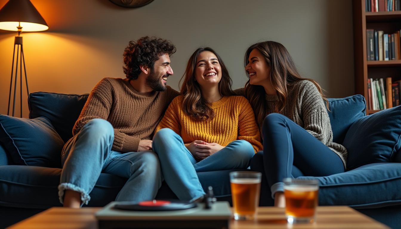 découvrez la playlist parfaite pour une soirée détente entre adultes, avec une sélection musicale relaxante et conviviale pour créer une ambiance chaleureuse et agréable.