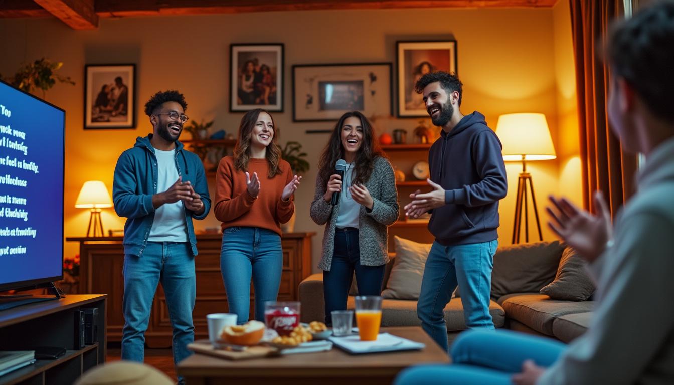 découvrez comment créer une ambiance karaoké inoubliable entre amis, pleine de rires, de chansons et de moments mémorables à partager et à chérir.