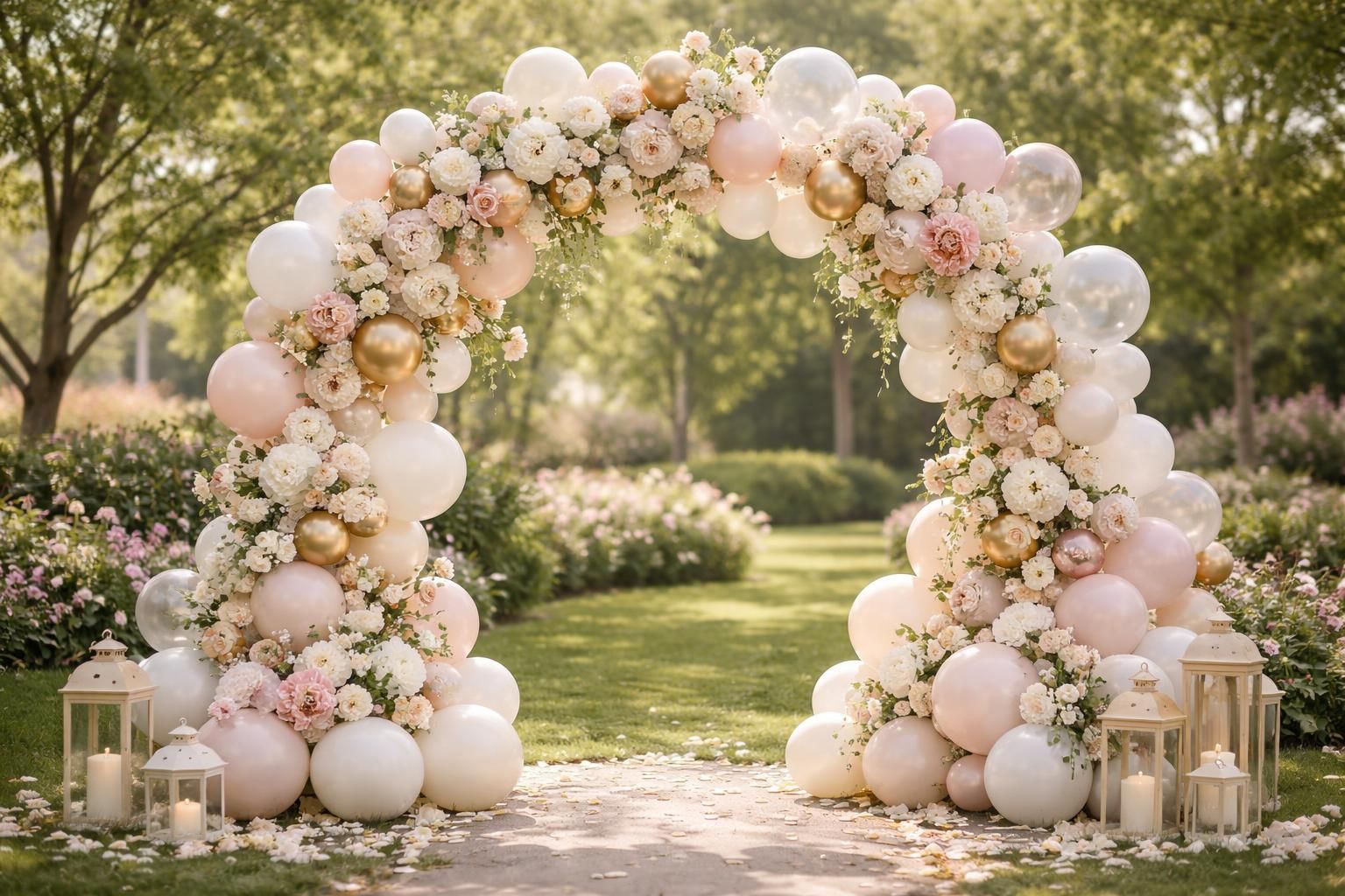 Éléments essentiels pour créer une arche de ballons pour un mariage parfait