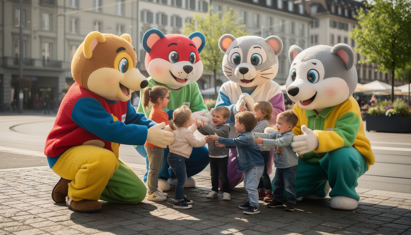 Découvrez les meilleures mascottes à Zurich en Suisse qui font le bonheur des enfants