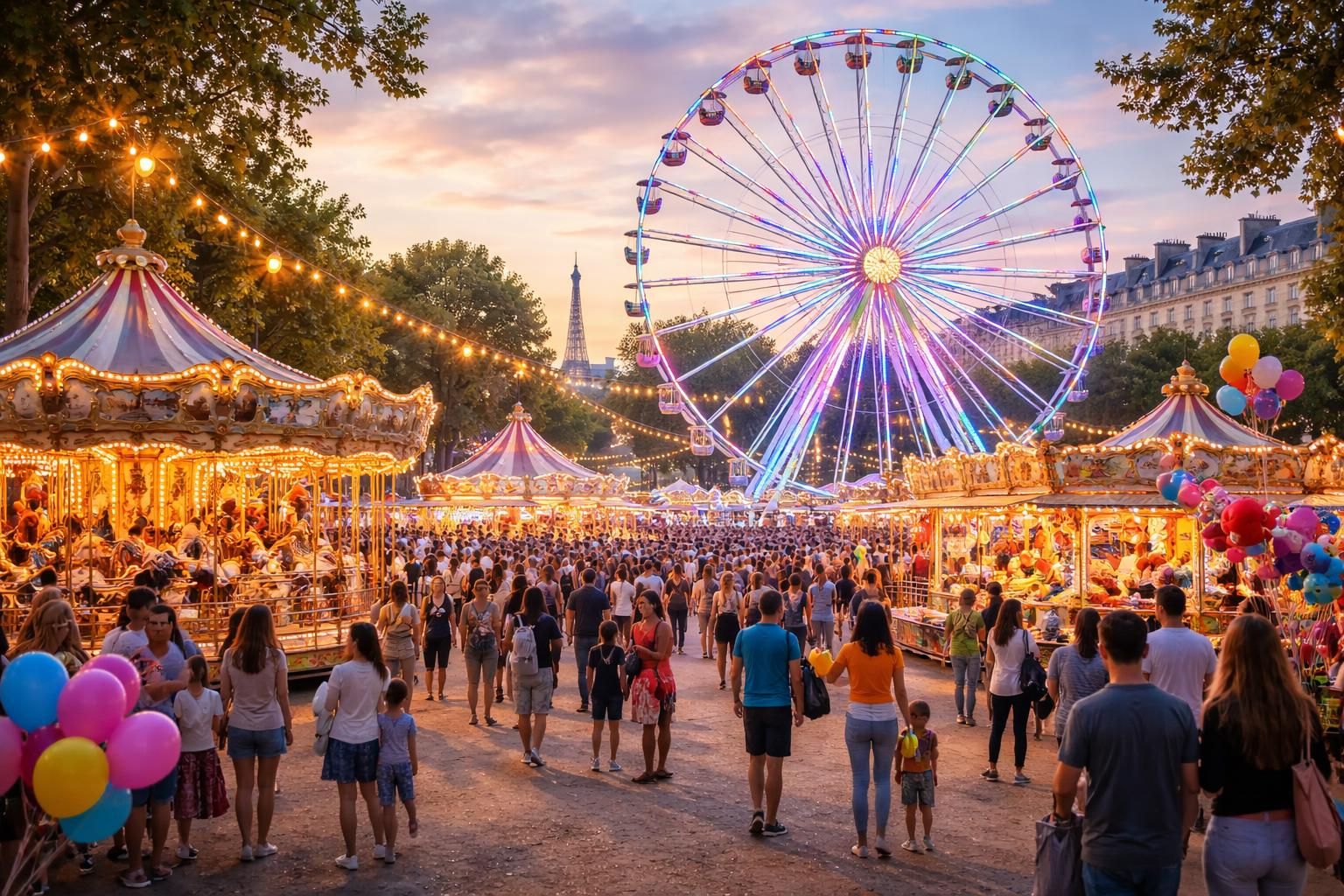 Ce que vous devez savoir sur les prix des attractions à la fête foraine des Tuileries en 2026