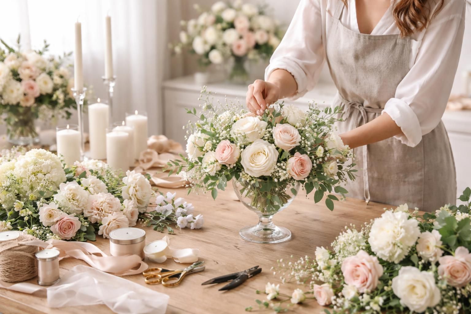 Comment fabriquer des centres de table pour un mariage en quelques heures