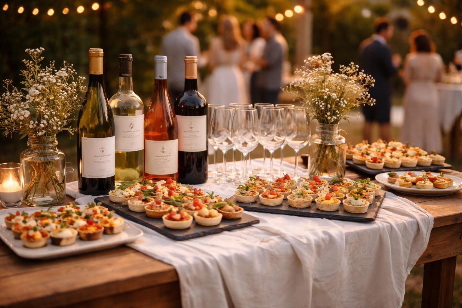 Comment mélanger qualité et économie pour un vin d’honneur de mariage petit budget