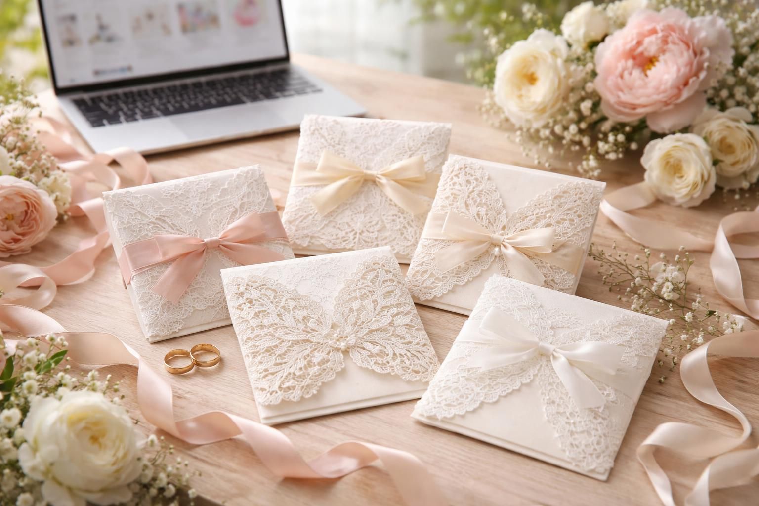 Faire-part de mariage en dentelle pas cher : les meilleurs fournisseurs en ligne à connaître