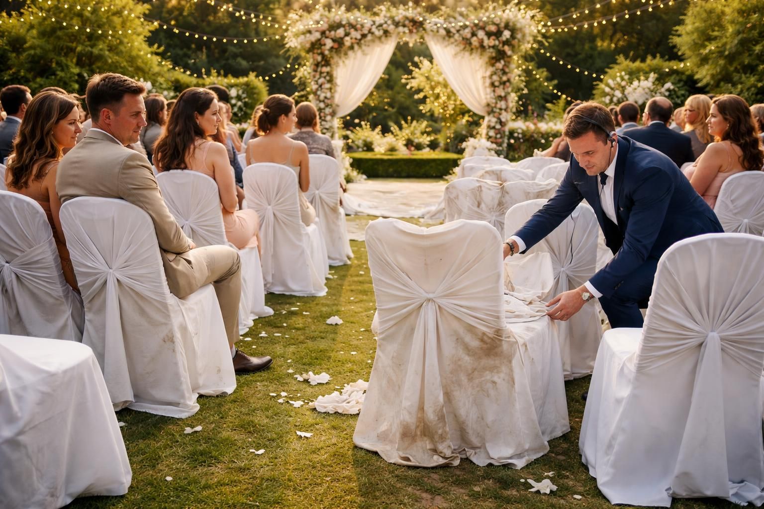 Les erreurs à éviter concernant les prix de location de housses de chaise pour un mariage