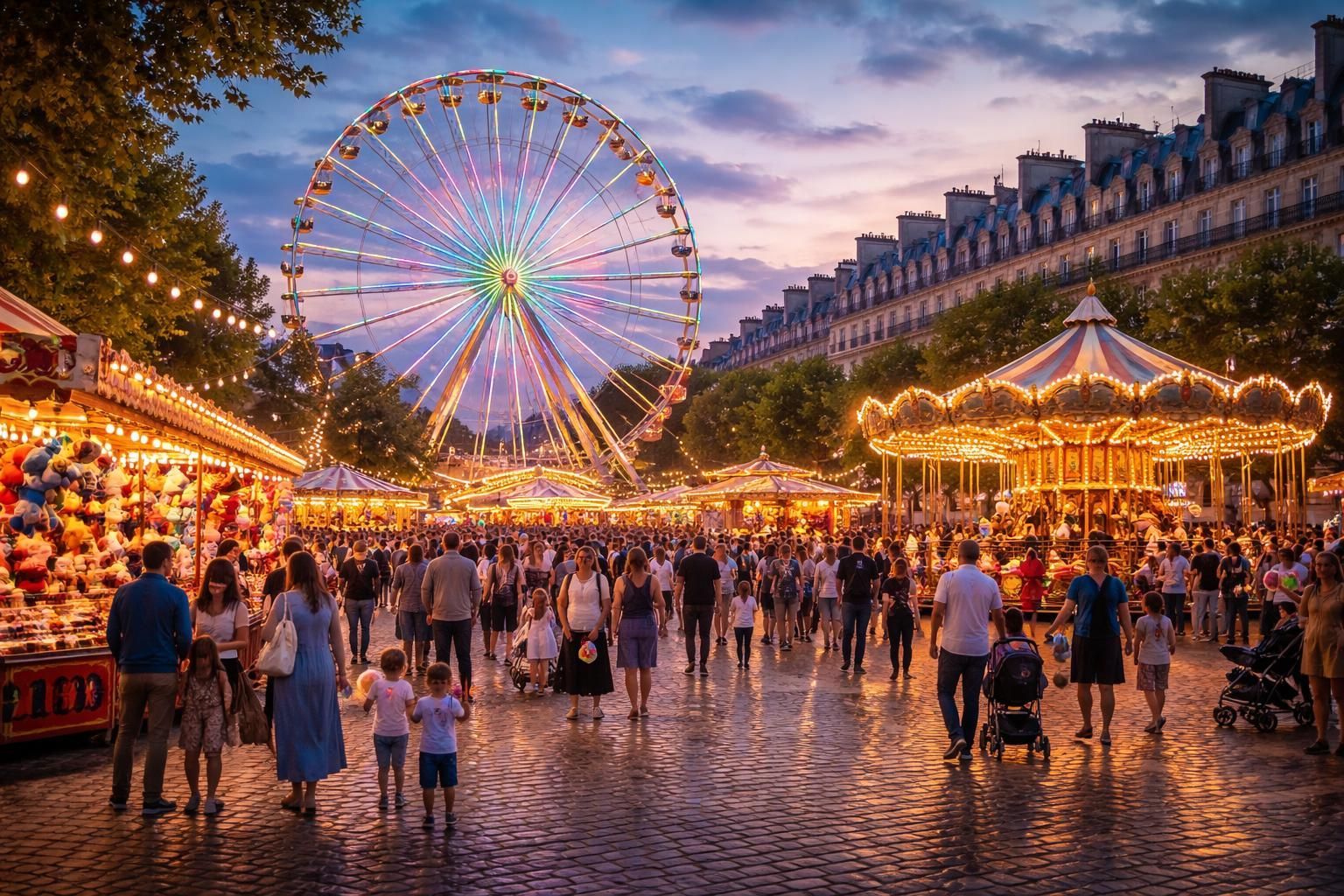 Un guide pratique pour visiter la fête foraine des Tuileries à la terrasse des feuillants à Paris