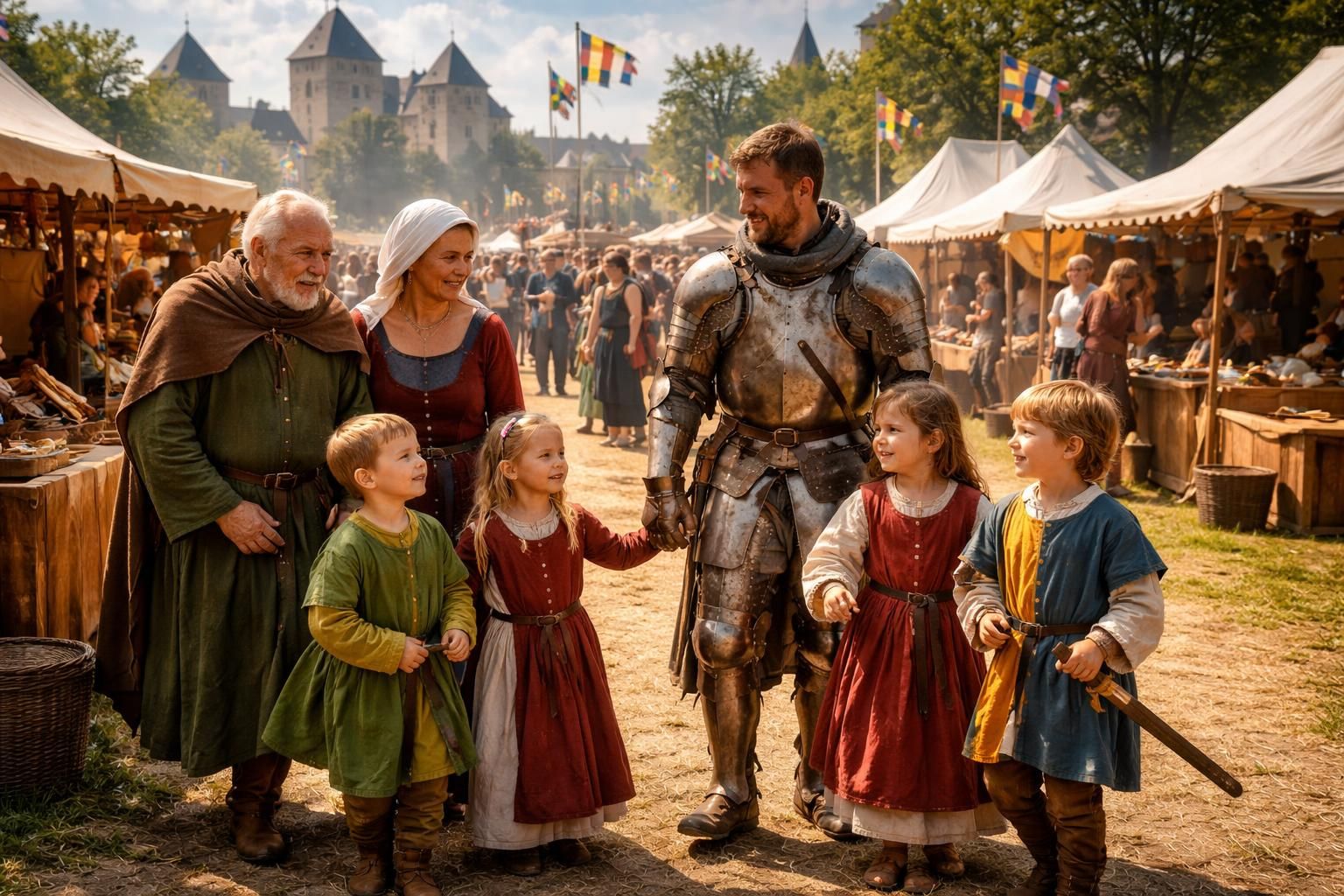 Vivez la magie de la Fête médiévale d’Azincourt en famille