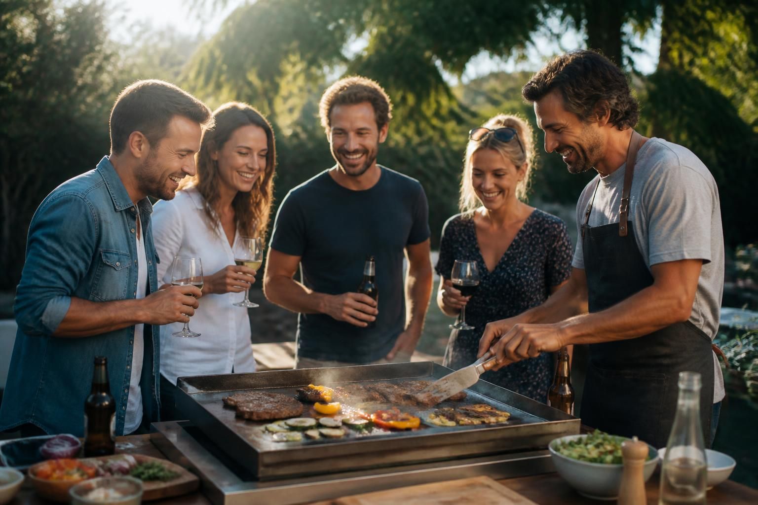 Découvrez la plancha entre amis adultes : un moyen convivial de profiter ensemble