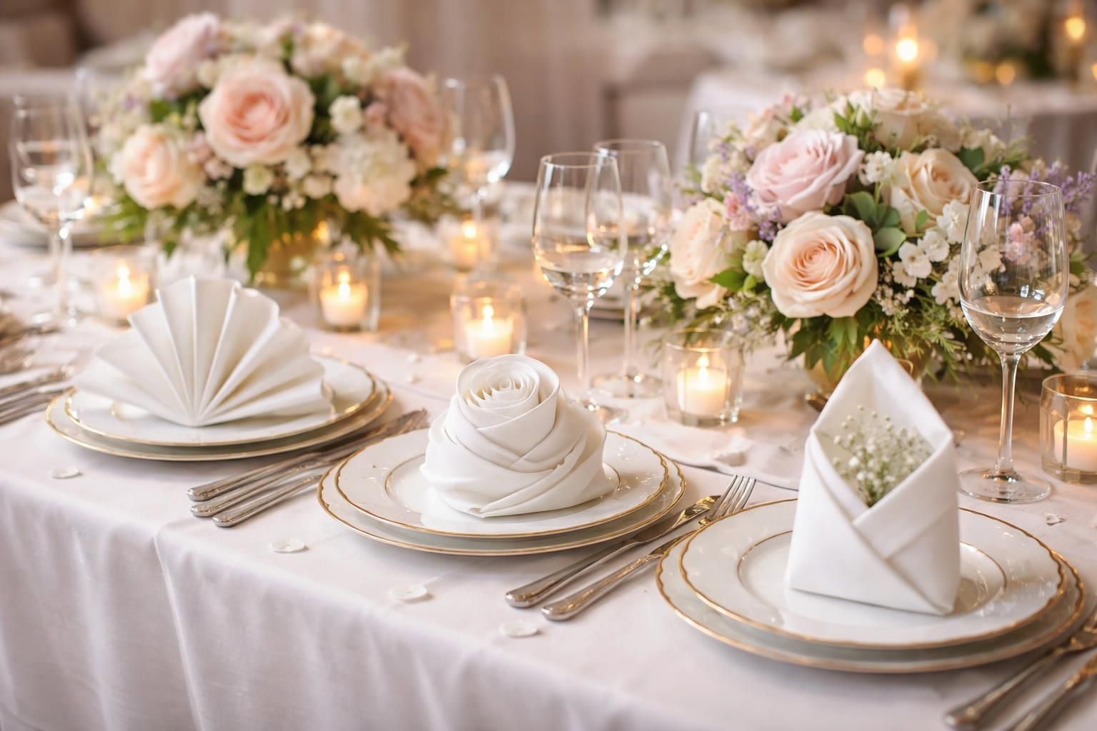 Pliage de serviettes pour un mariage : conseils pour le faire vous-même