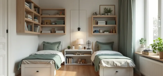 10 idées d&rsquo;aménagement astucieuses pour une petite chambre de deux garçons